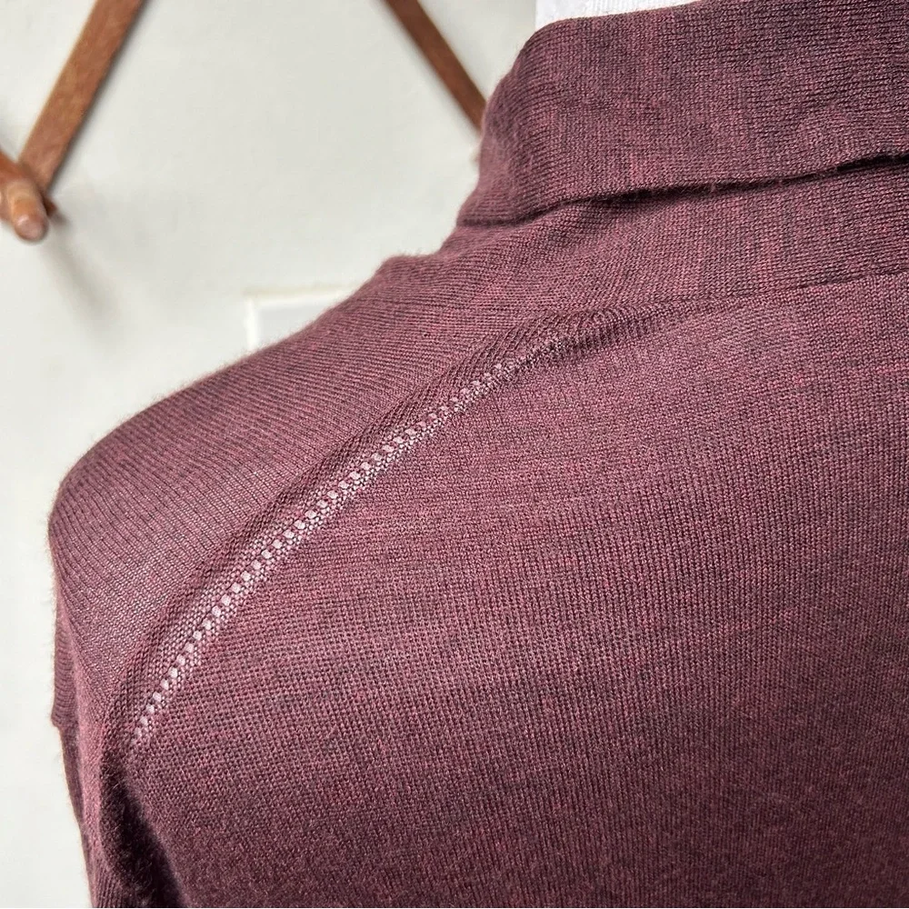 Armani Exchange Merino Wool Shawl Neck Pullover Sweater